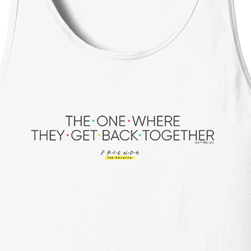 Friends Reunion The One Where Adult Tank Top