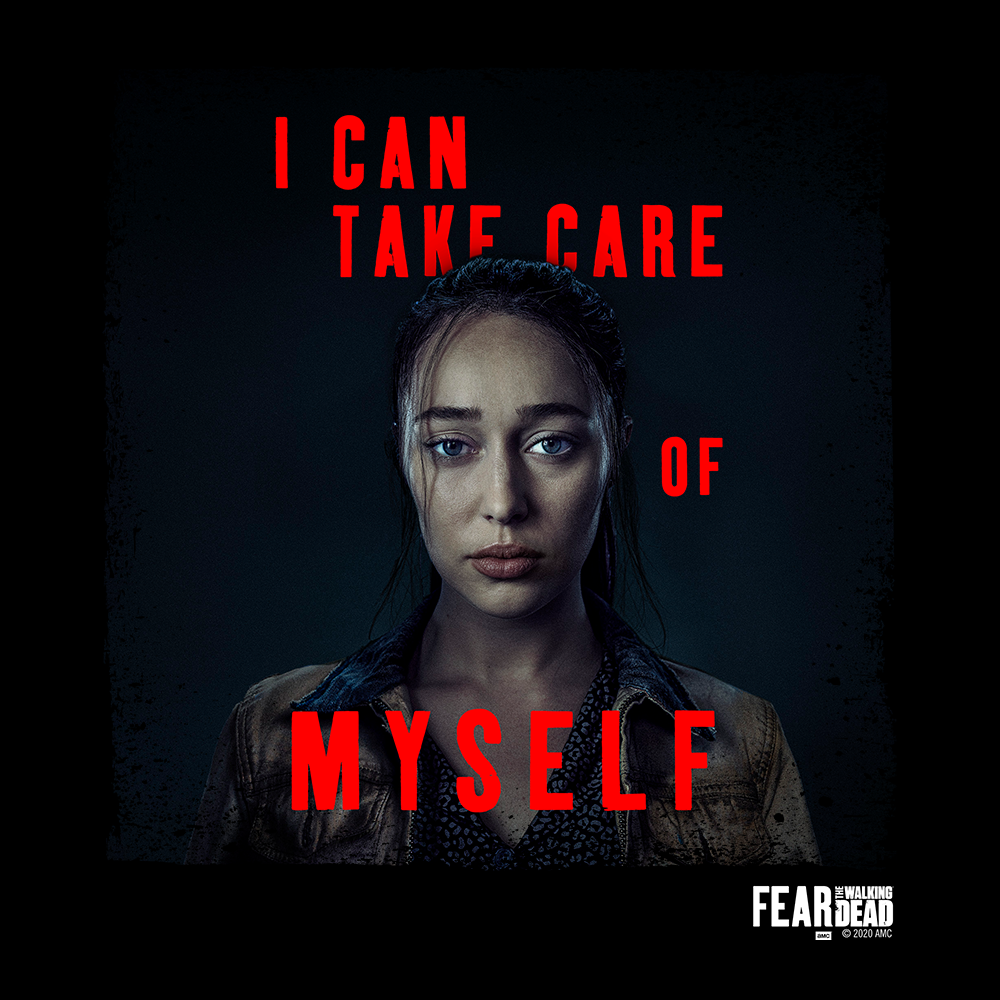 Fear The Walking Dead Season 6 Alicia Quote Adult Short Sleeve T-Shirt