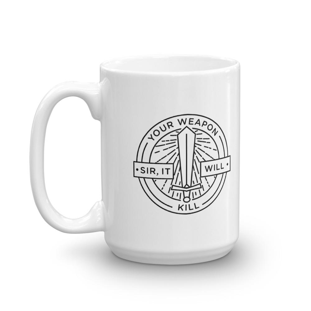 Forged in Fire It Will Kill White Mug