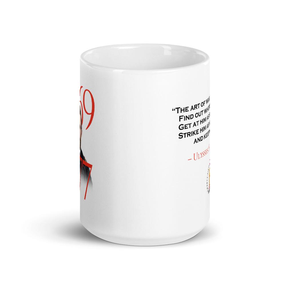 Ulysses S. Grant Art of War White Mug