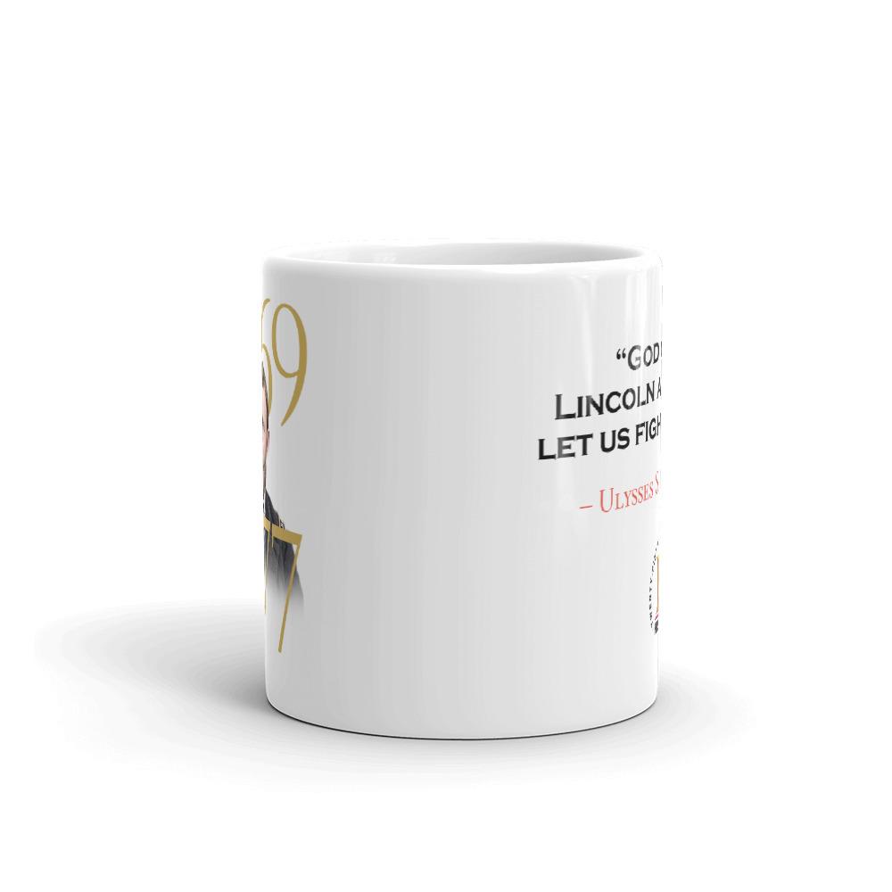 Ulysses S. Grant Lincoln and Liberty White Mug