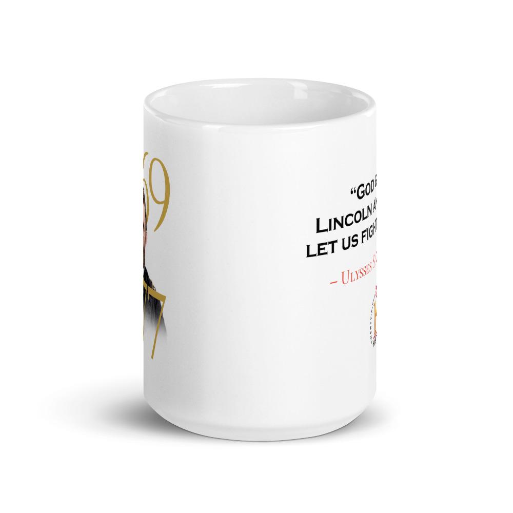 Ulysses S. Grant Lincoln and Liberty White Mug