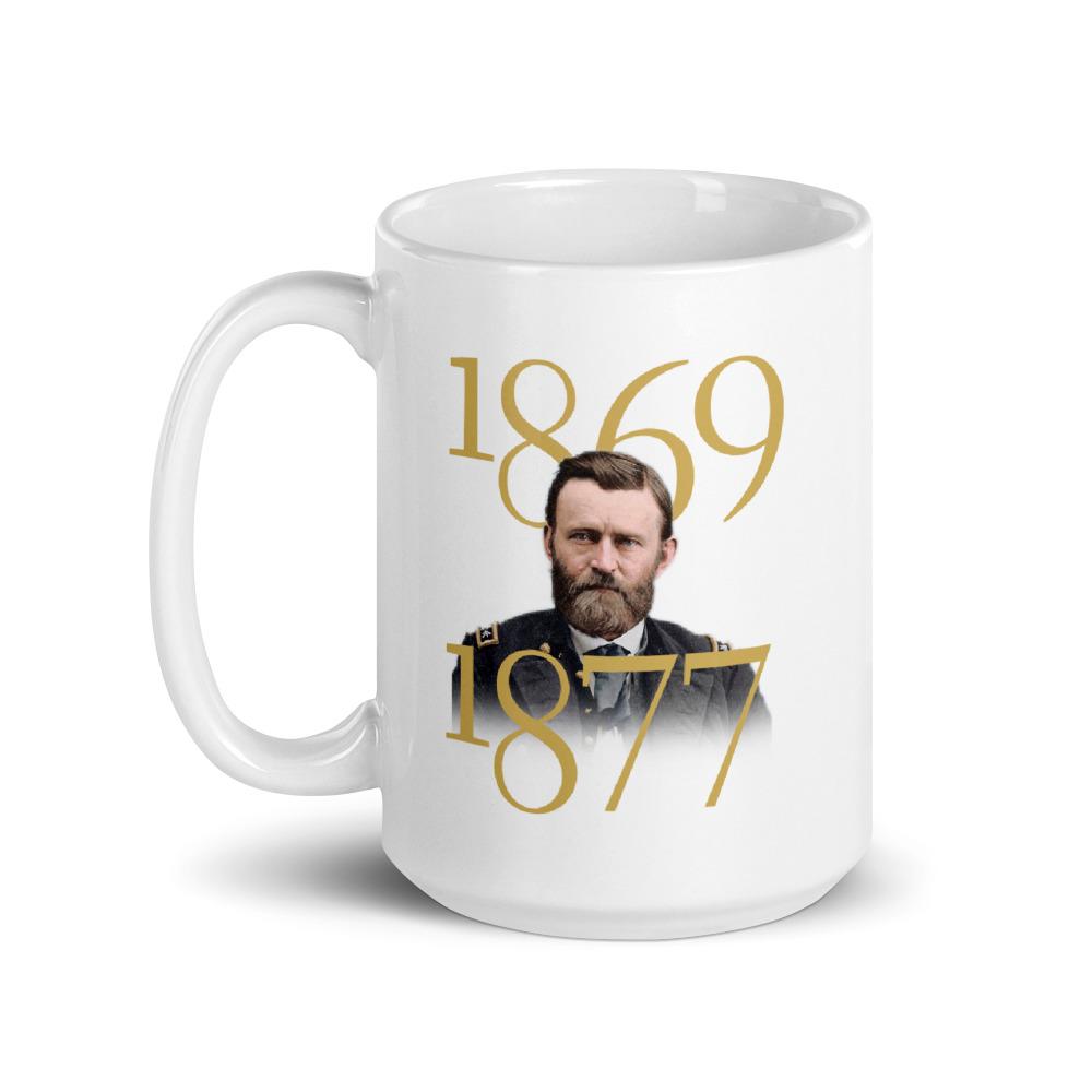 Ulysses S. Grant Lincoln and Liberty White Mug