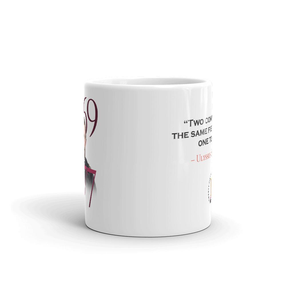 Ulysses S. Grant Two Commanders White Mug