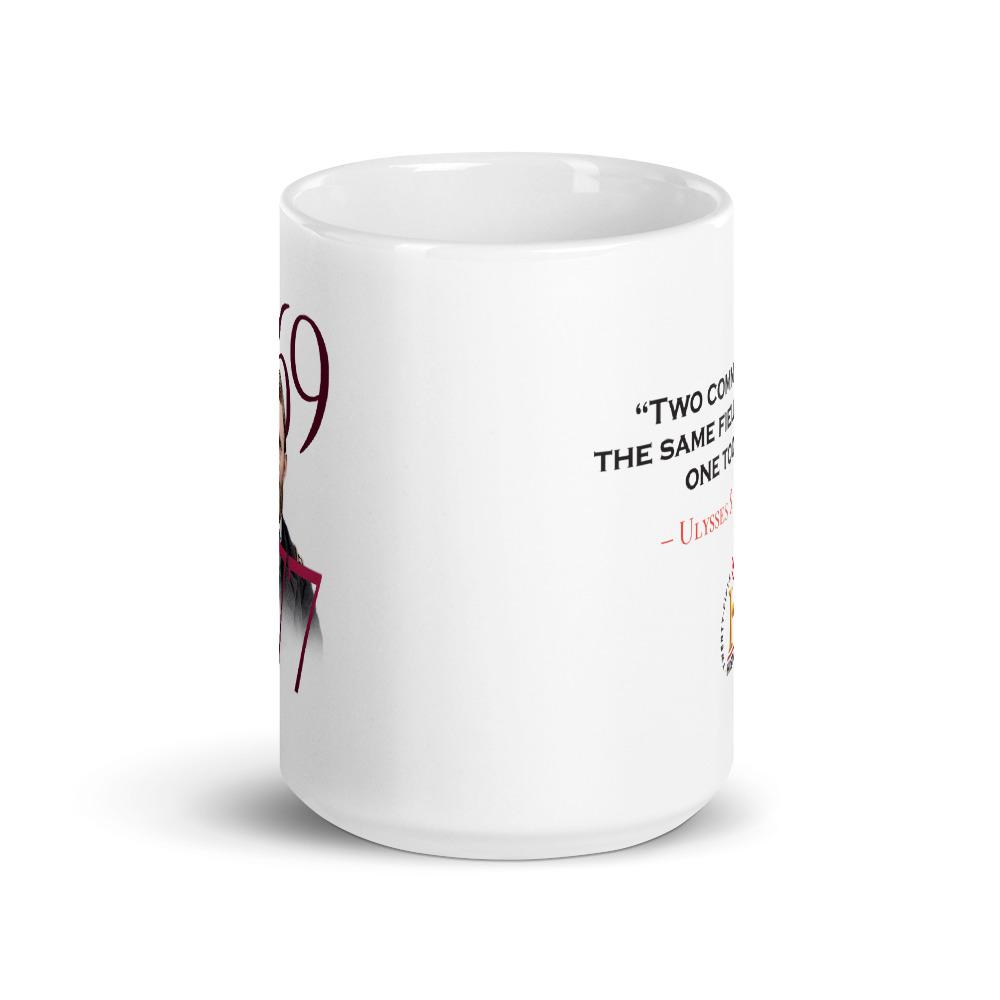 Ulysses S. Grant Two Commanders White Mug