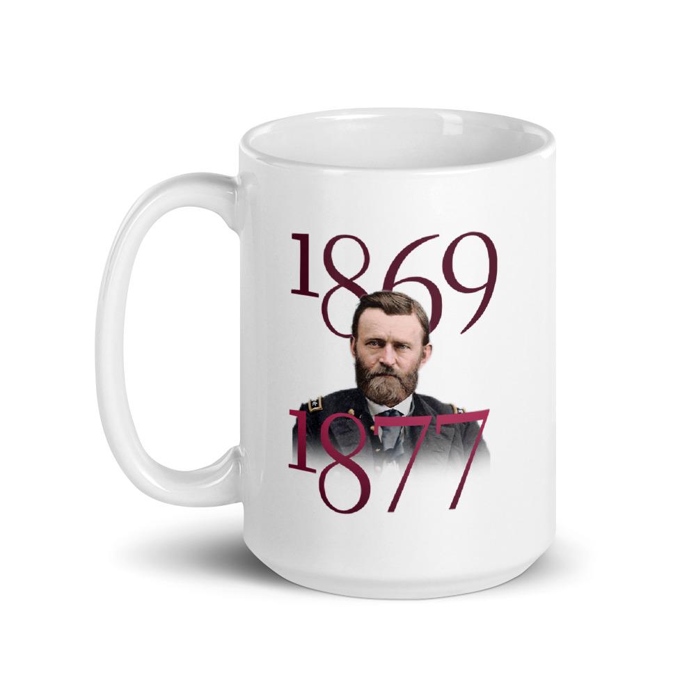 Ulysses S. Grant Two Commanders White Mug