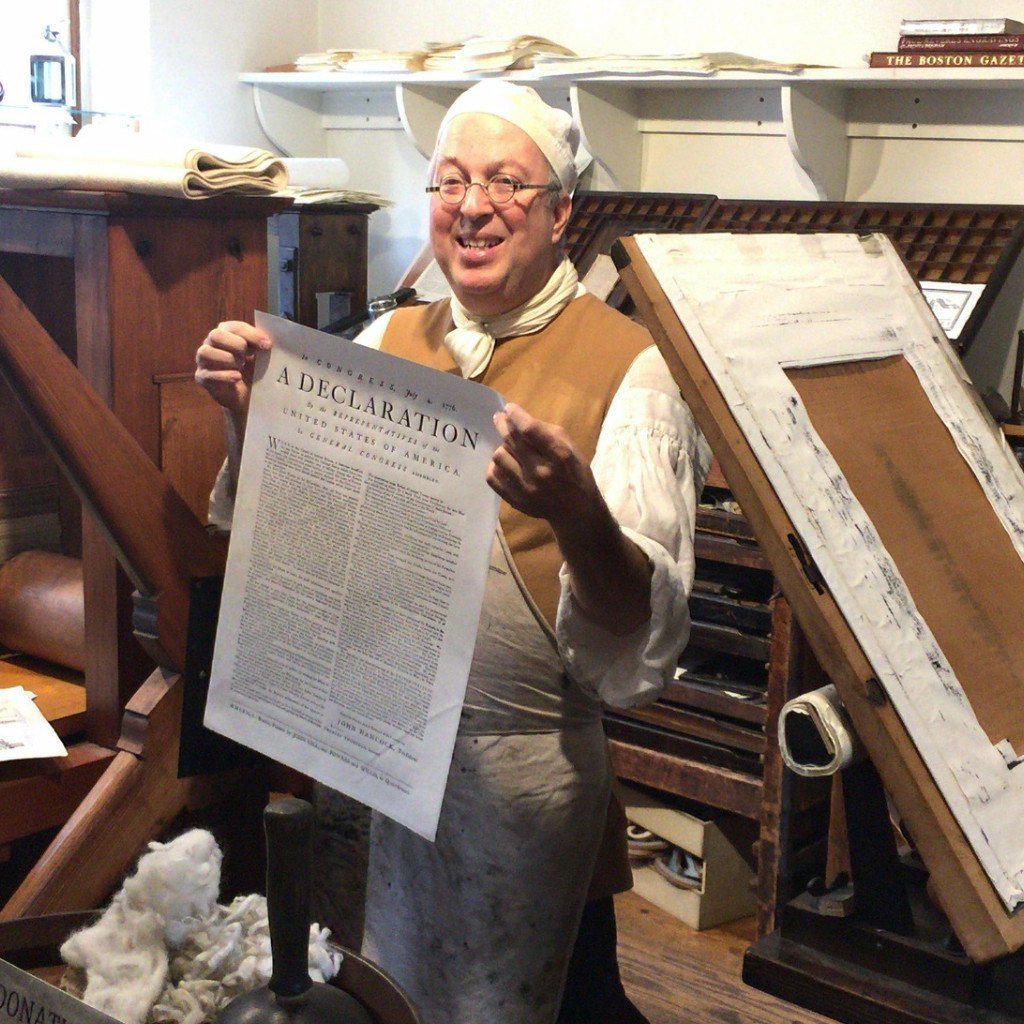 Declaration of Independence Print from Edes & Gill in Boston