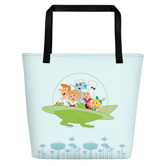 The Jetsons Family Ship Beach Bag