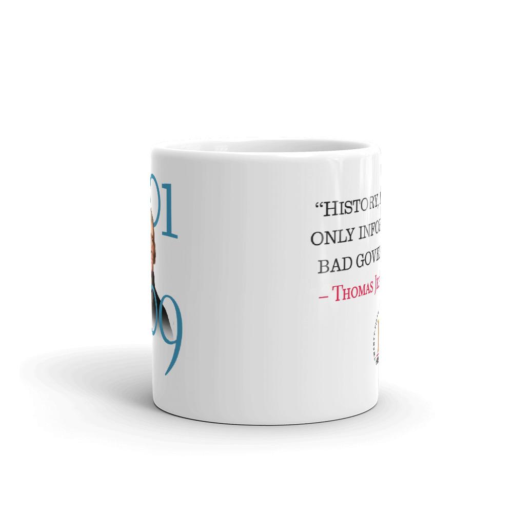Thomas Jefferson Bad Government White Mug