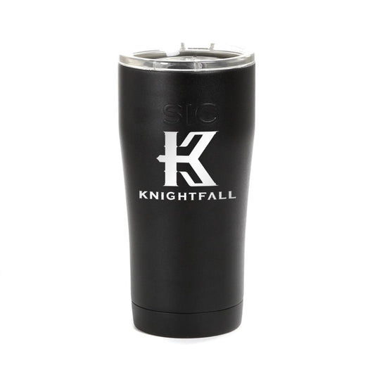 Knightfall Logo Laser Engraved SIC Tumbler