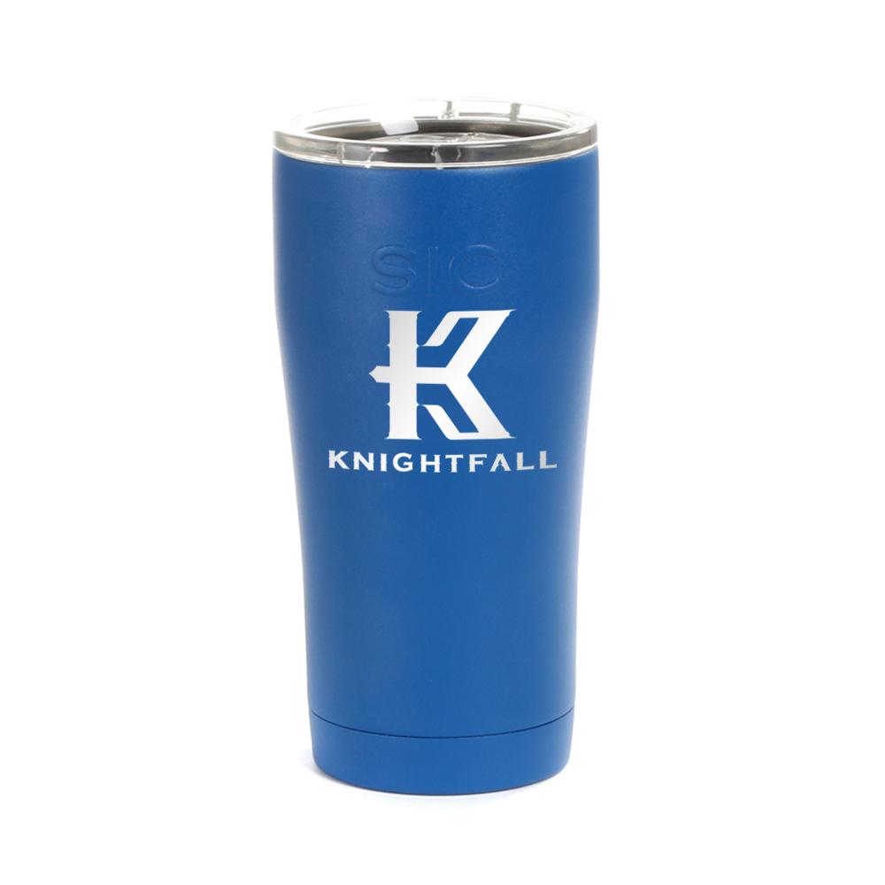 Knightfall Logo Laser Engraved SIC Tumbler