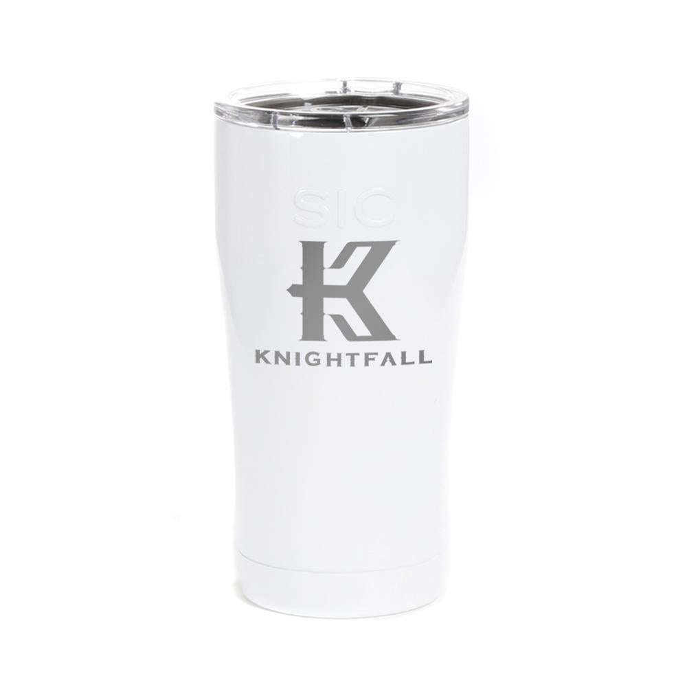 Knightfall Logo Laser Engraved SIC Tumbler