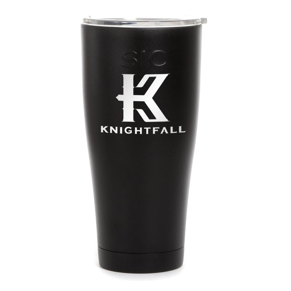 Knightfall Logo Laser Engraved SIC Tumbler