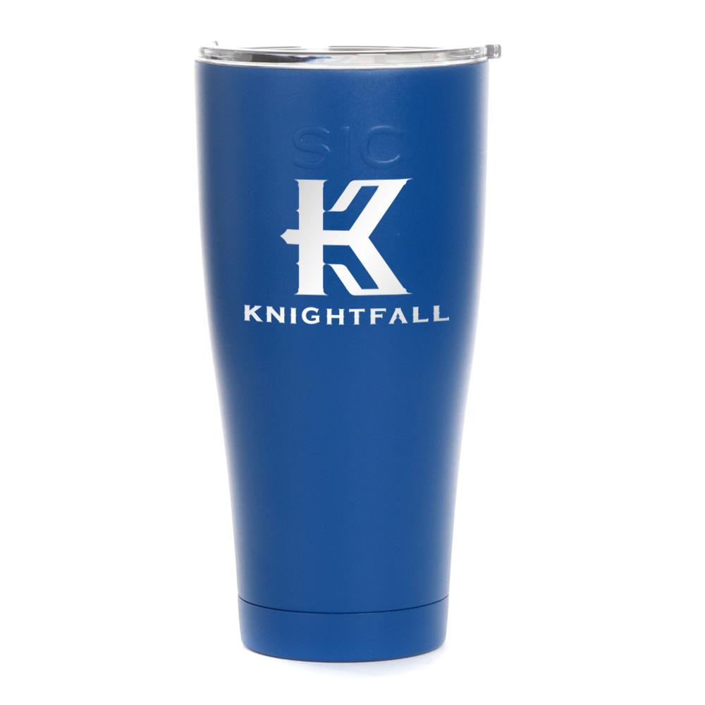 Knightfall Logo Laser Engraved SIC Tumbler