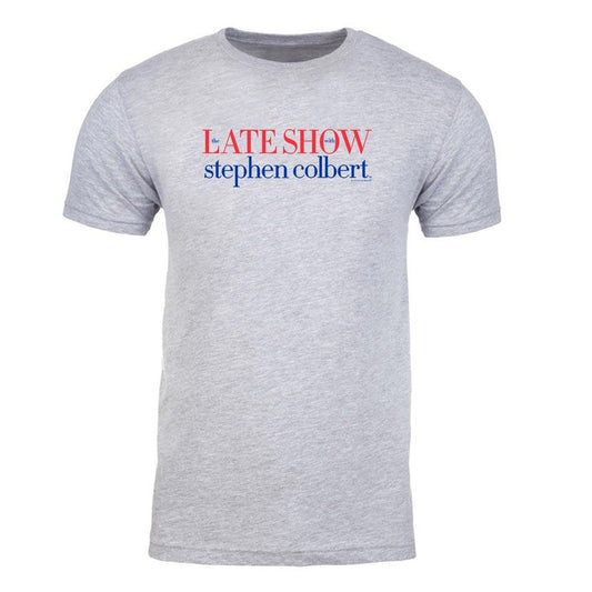 The Late Show with Stephn Colbert Logo Adult Short Sleeve T-Shirt