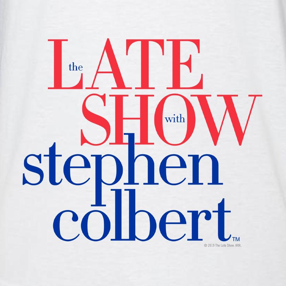 The Late Show with Stephn Colbert Logo 3/4 Sleeve Baseball T-Shirt