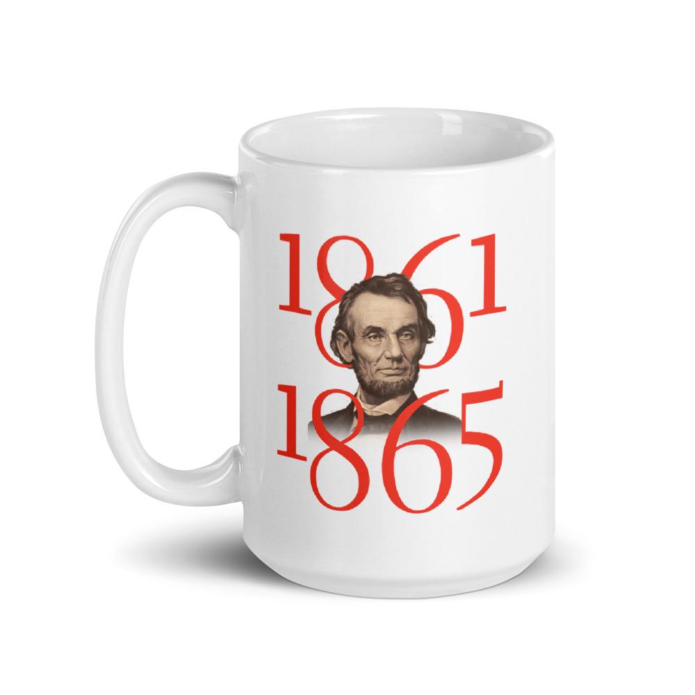 Abraham Lincoln Not Enemies But Friends White Mug