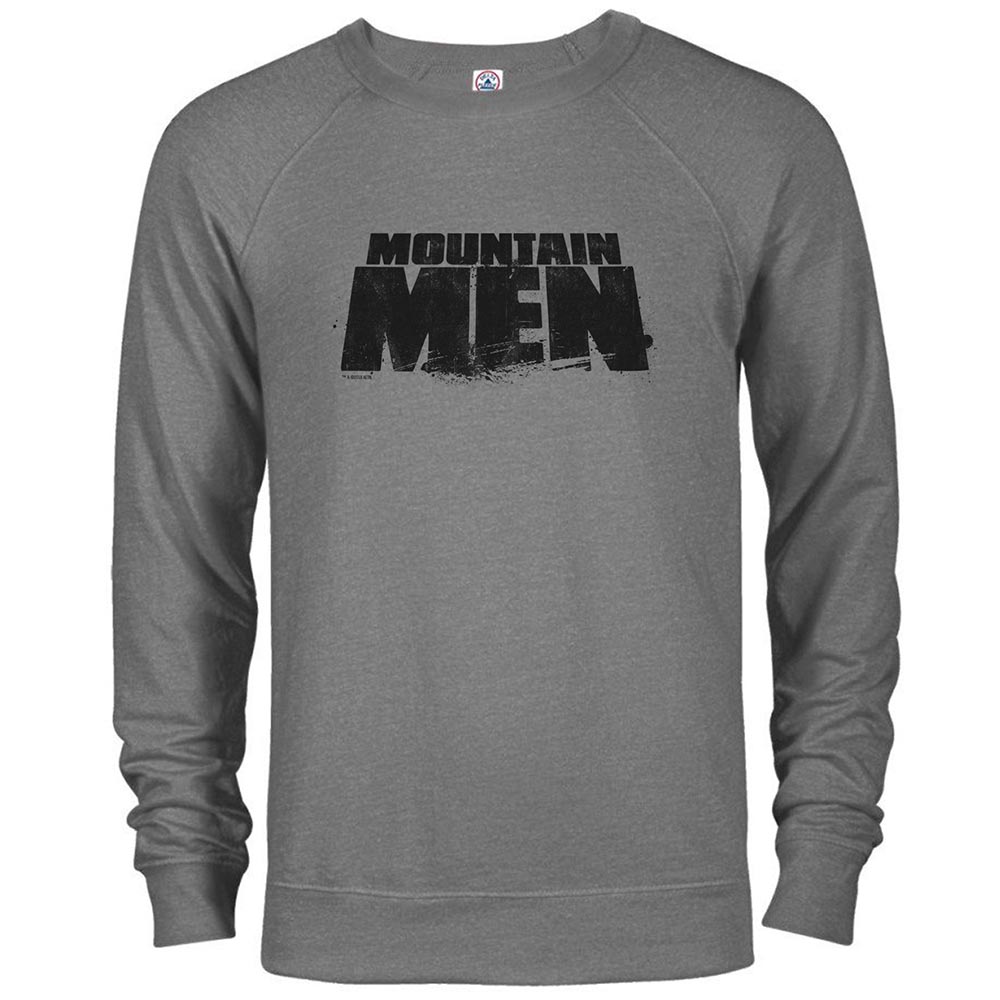 Mountain Men Logo Lightweight Crew Neck Sweatshirt