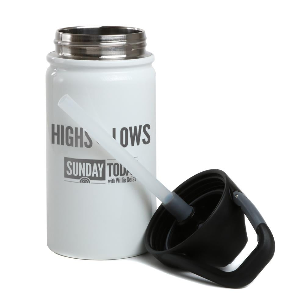 Sunday TODAY Highs + Lows Laser Engraved SIC Water Bottle