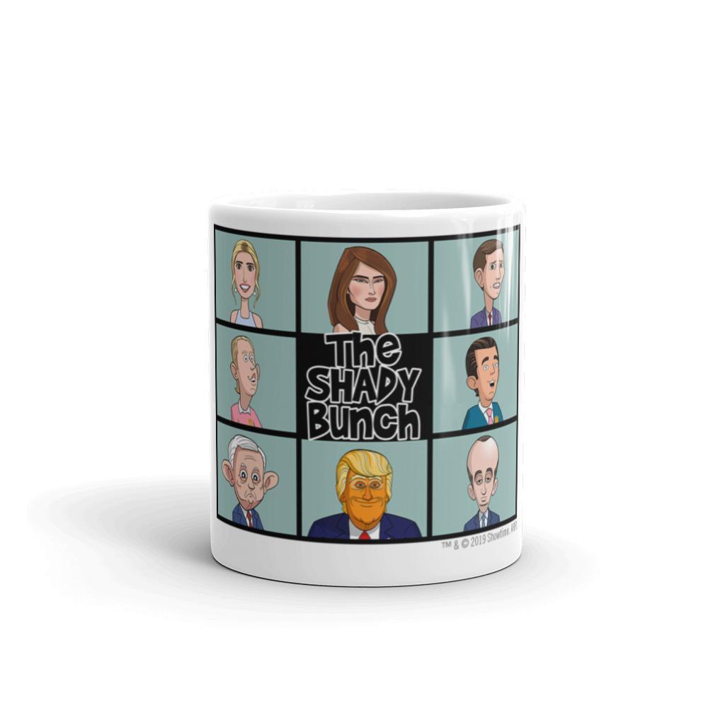 Our Cartoon President Shady Bunch White Mug | Official CBS Entertainment Store
