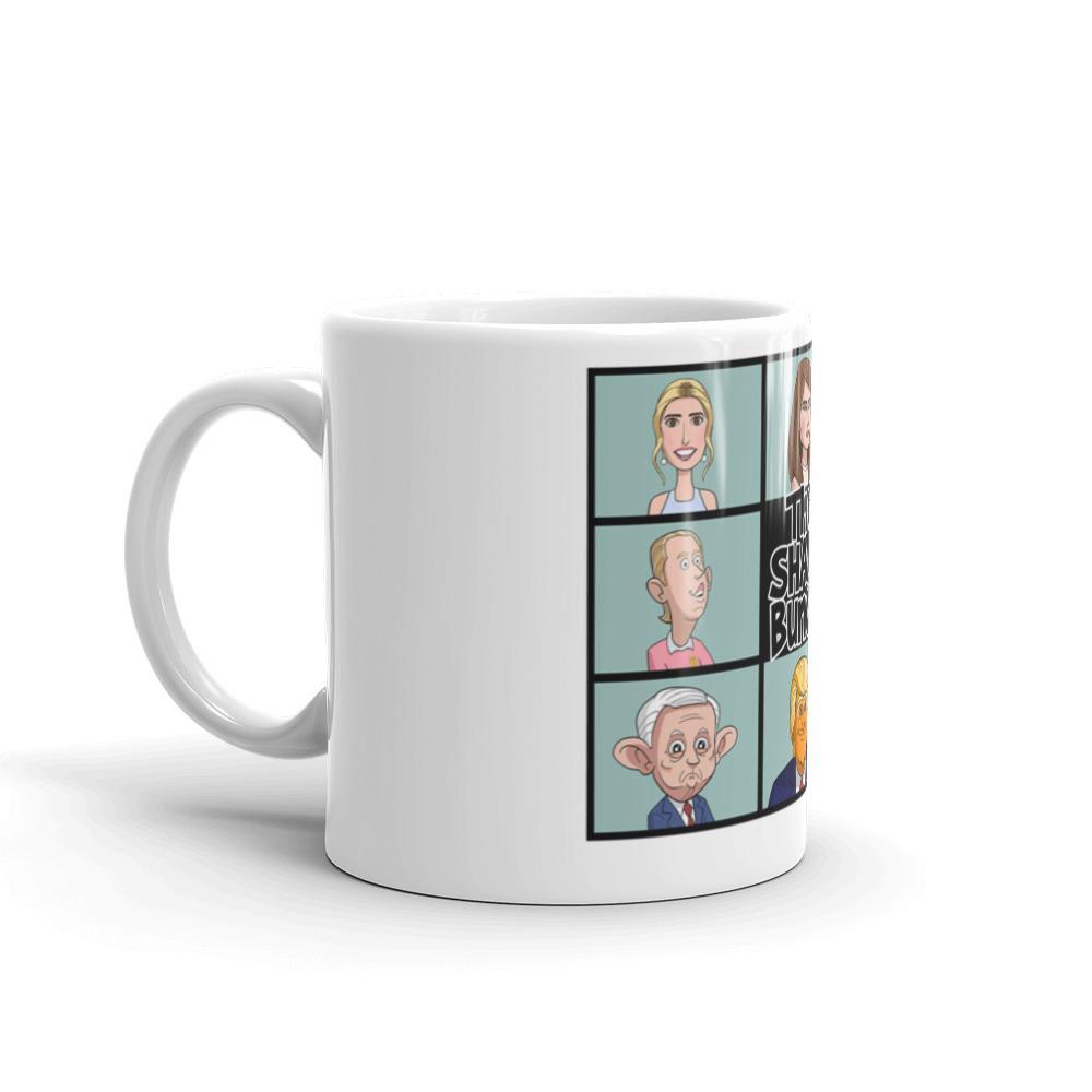 Our Cartoon President Shady Bunch White Mug | Official CBS Entertainment Store