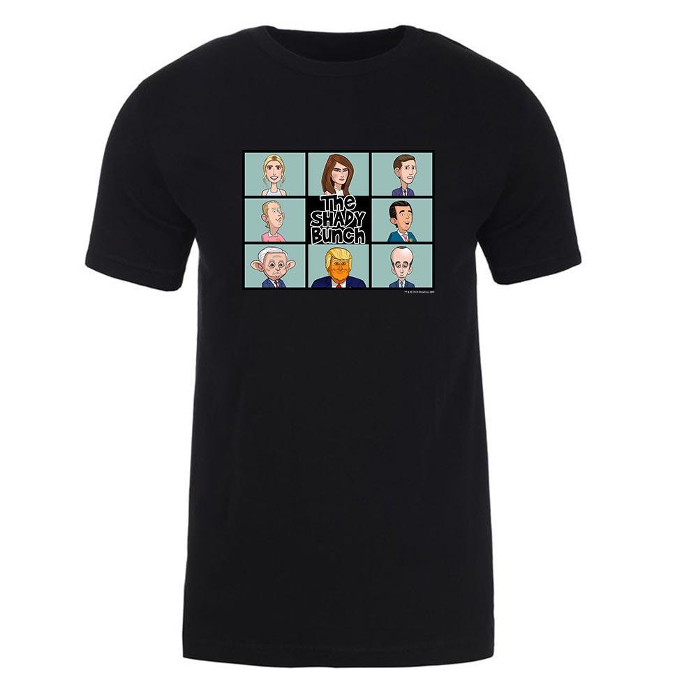 Our Cartoon President Shady Bunch Adult Short Sleeve T-Shirt
