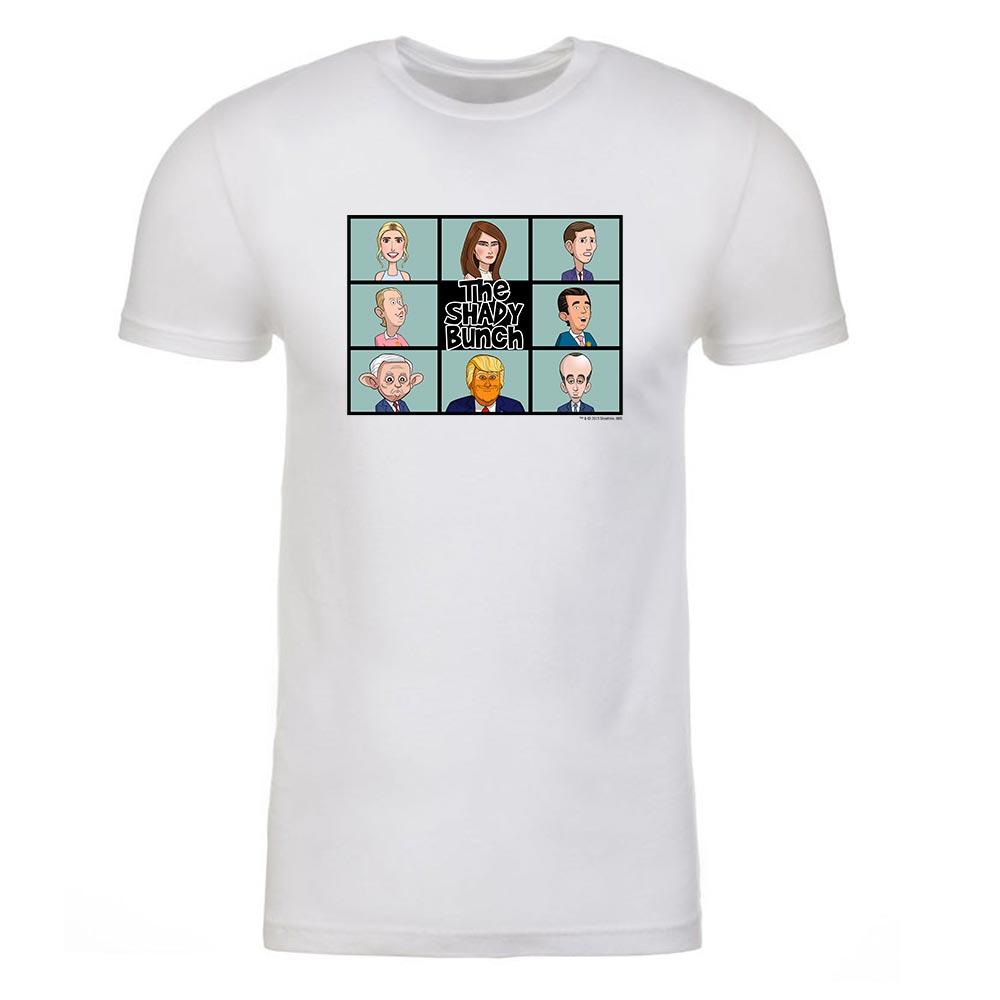 Our Cartoon President Shady Bunch Adult Short Sleeve T-Shirt