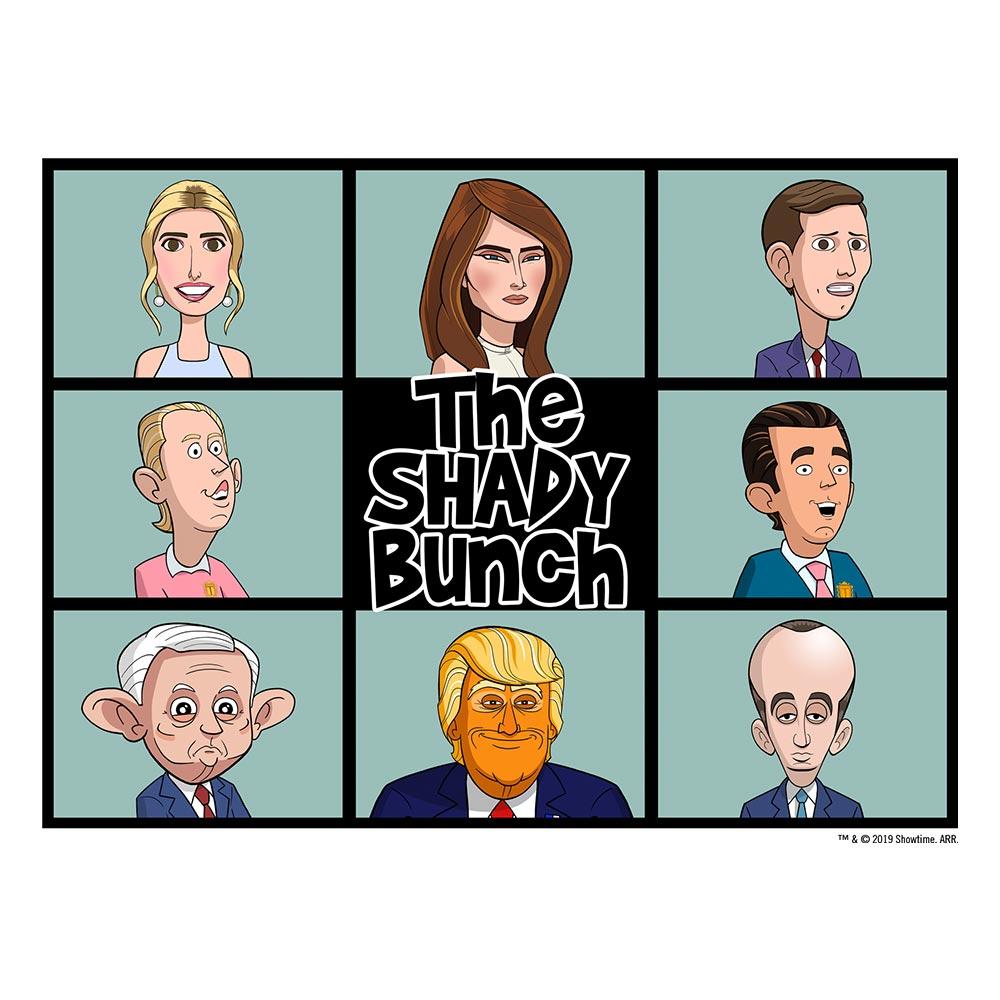 Our Cartoon President Shady Bunch White Mug | Official CBS Entertainment Store