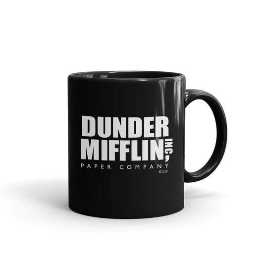 The Office Dunder Mifflin Black Mug