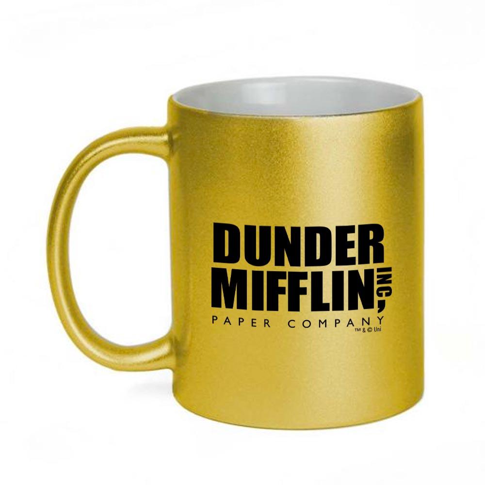 The Office Dunder Mifflin 11 oz Metallic Mug