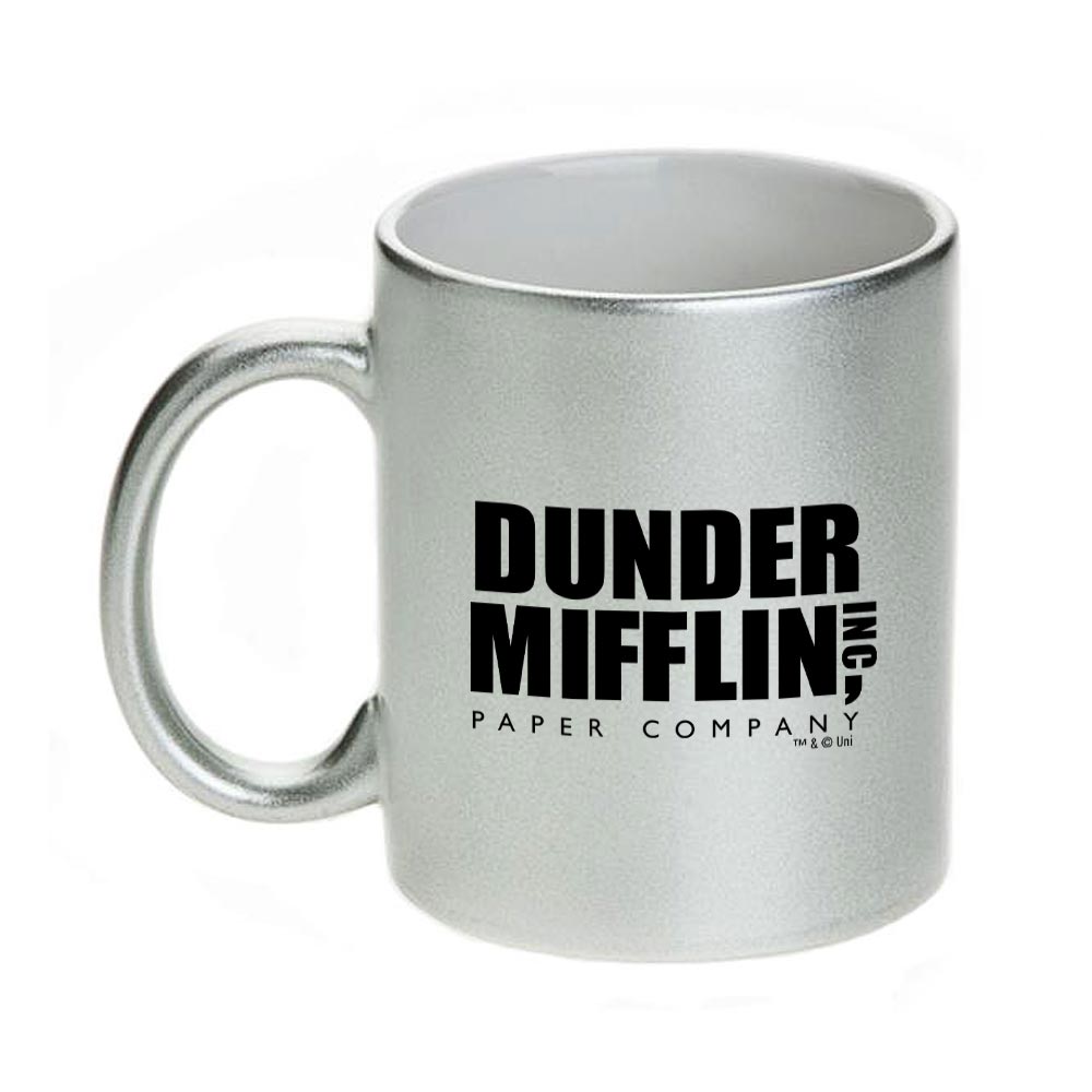 The Office Dunder Mifflin 11 oz Metallic Mug