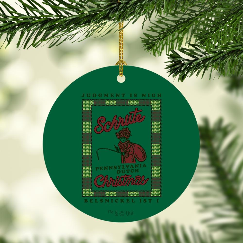 The Office Dwight Belsnickel Double-Sided Ornament