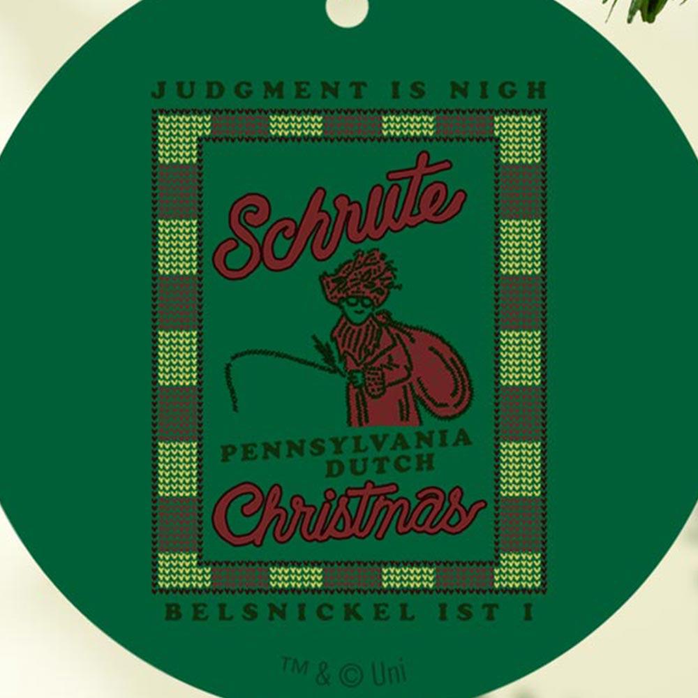 The Office Dwight Belsnickel Double-Sided Ornament