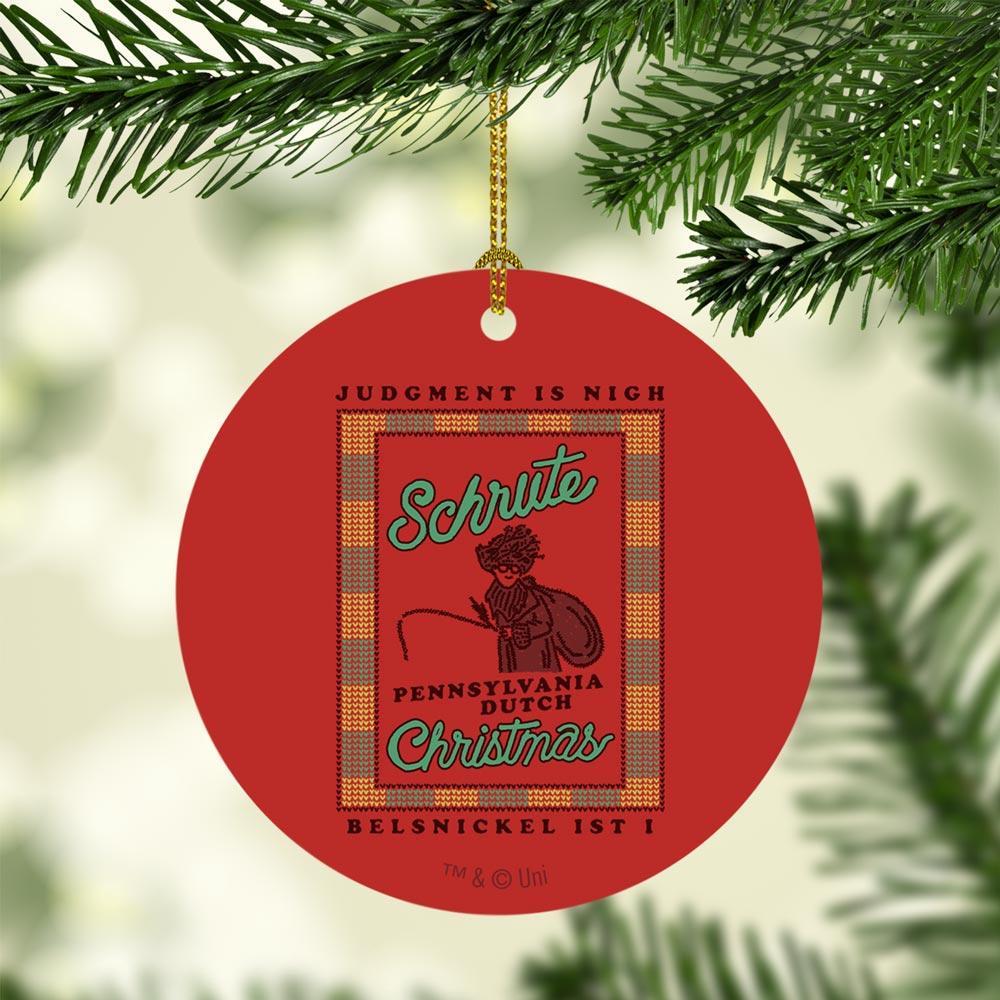 The Office Dwight Belsnickel Double-Sided Ornament