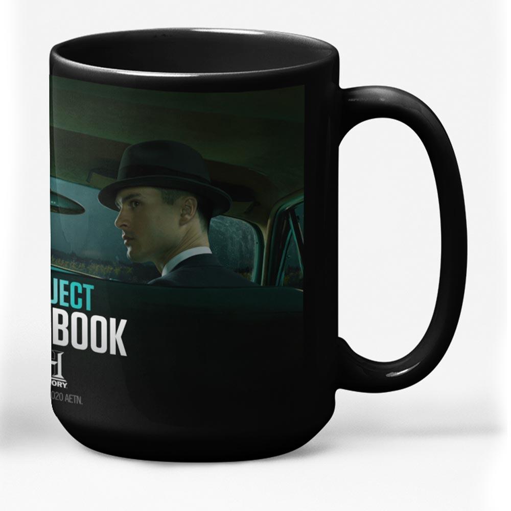 Project Blue Book Black Mug