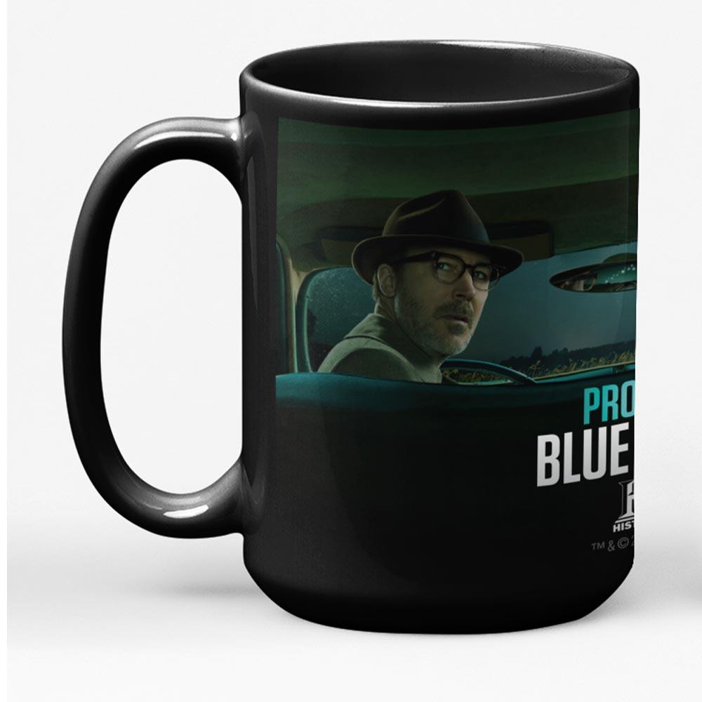 Project Blue Book Black Mug