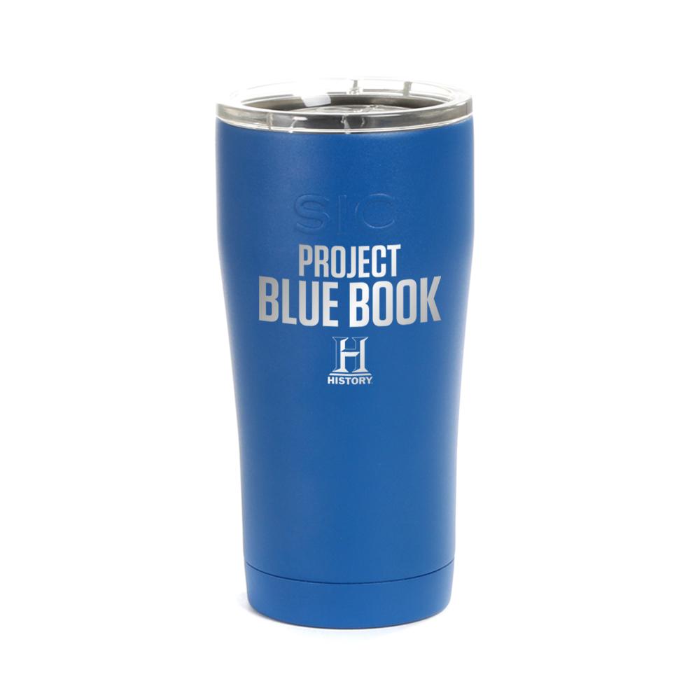 Project Blue Book Logo Laser Engraved SIC Tumbler