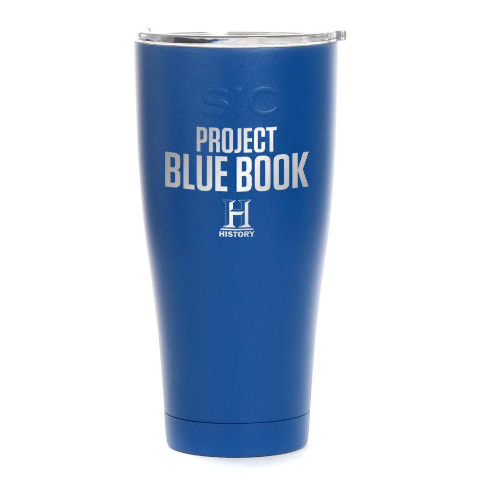 Project Blue Book Logo Laser Engraved SIC Tumbler