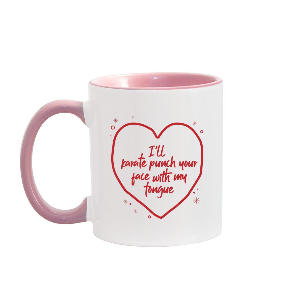 Parks and Recreation Karate Punch Two-Tone Mug