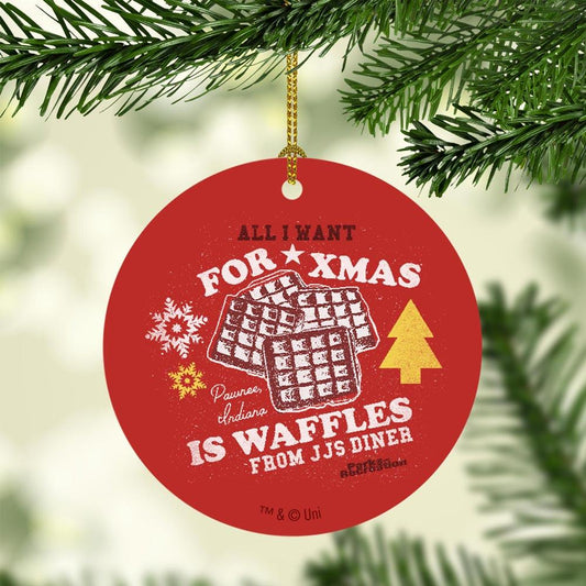 Parks and Recreation Waffles Double-Sided Ornament