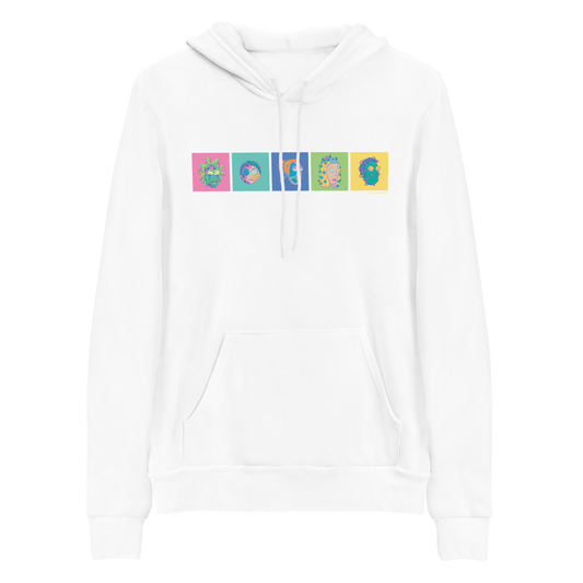 Rick and Morty Smith Family Adult Fleece Hooded Sweatshirt