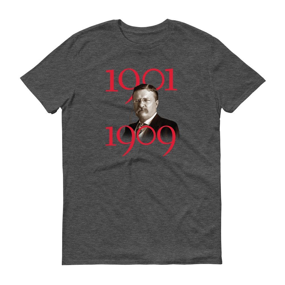Theodore Roosevelt No Man is Above The Law Quote and Portrait Adult Short Sleeve T-Shirt