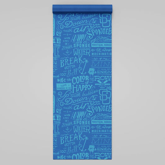 SpongeBob SquarePants Nautical Nonsense Yoga Mat - SpongeBob SquarePants Official Shop