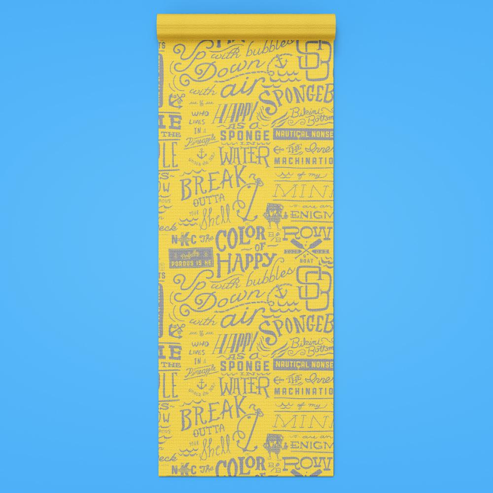 SpongeBob SquarePants Nautical Nonsense Yoga Mat - SpongeBob SquarePants Official Shop