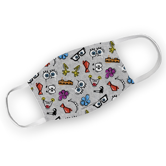 SpongeBob SquarePants Emojis Washable Face Mask - SpongeBob SquarePants Official Shop