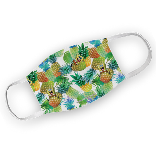 SpongeBob SquarePants Pineapple Washable Face Mask - SpongeBob SquarePants Official Shop