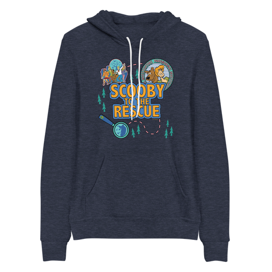 Scooby-Doo Scooby to the Rescue Adult Fleece Hooded Sweatshirt