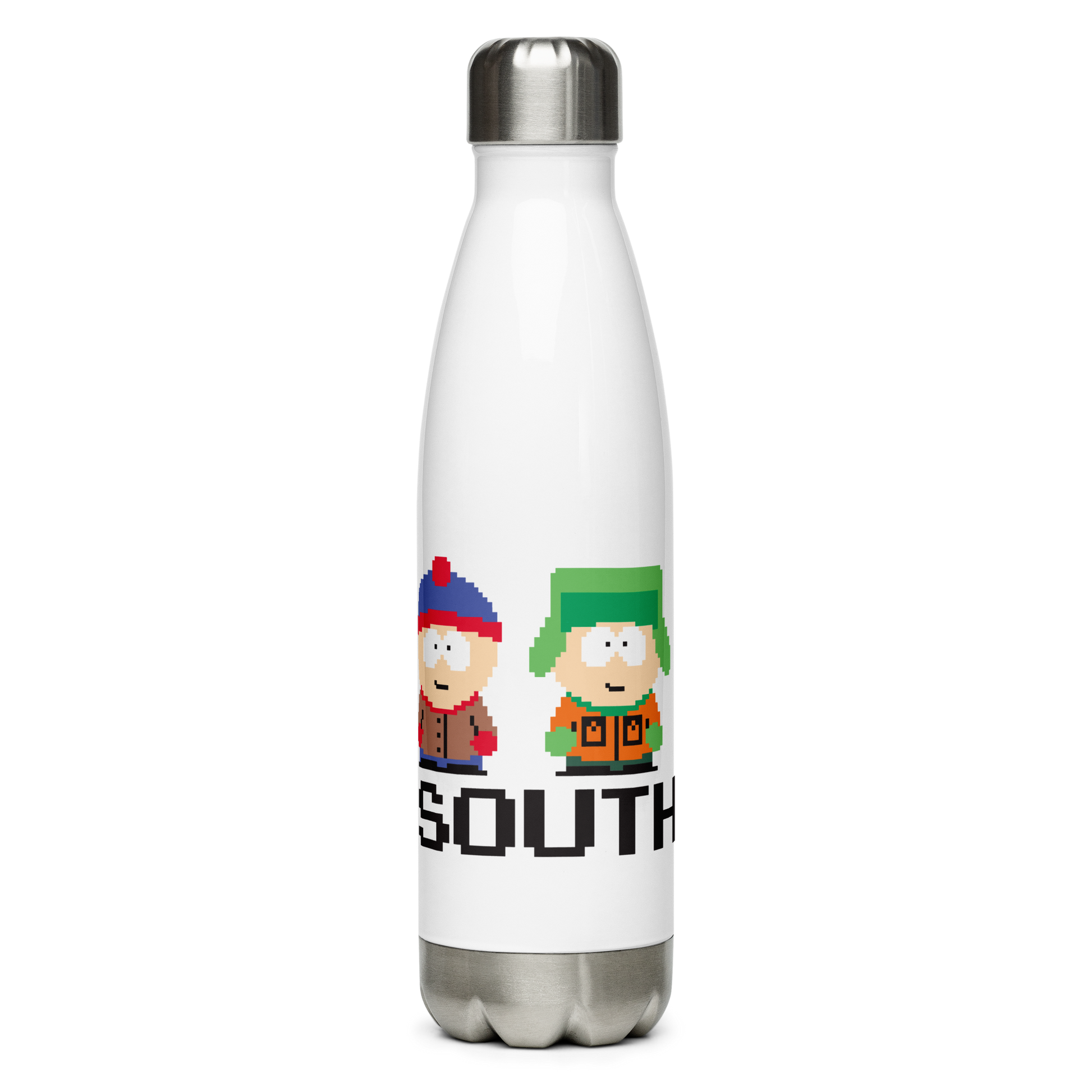 South Park 8 Bit Characters Stainless Steel Water Bottle