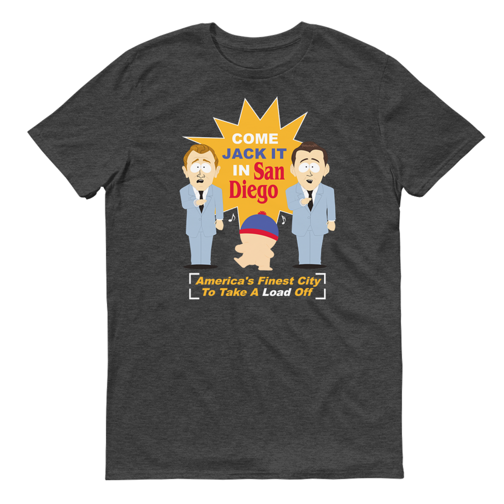 South Park Jack It In San Diego Adult Short Sleeve T-Shirt