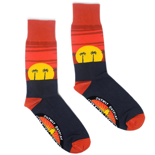 Survivor: Outwit, Outplay, Outlast Sunrise Knit Socks | Official CBS Entertainment Store